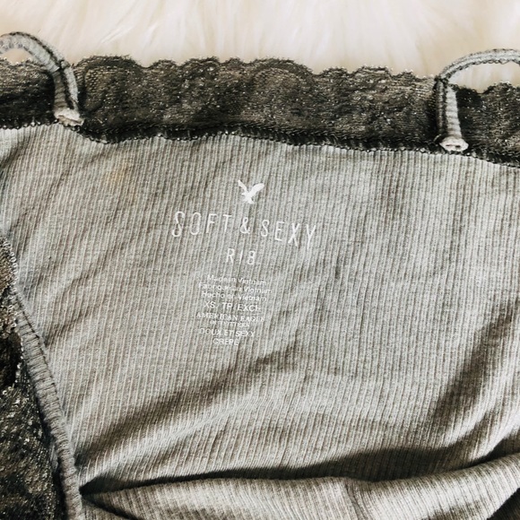 Green Ribbed Basic Tank - Picture 2 of 2